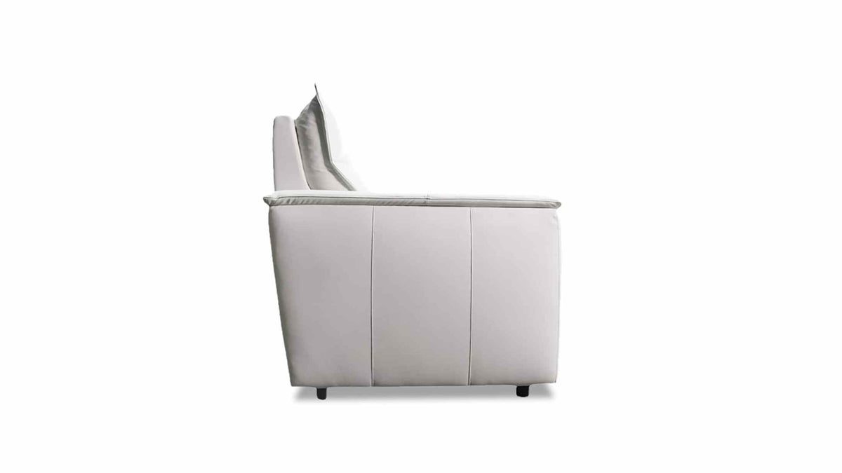 Chauncey Leather Power Reclining Loveseat with Center Console