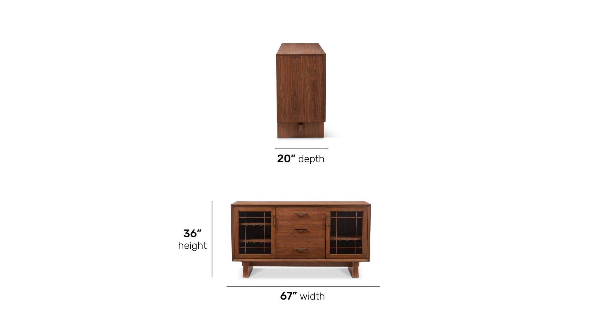 Lincoln - Buffet - Light Brown
