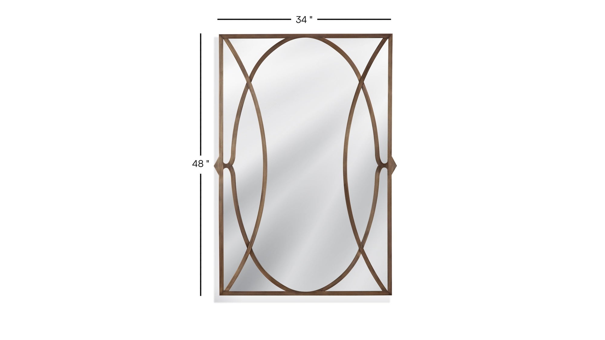 Lattice - Wall Mirror - Yellow