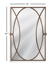 Lattice - Wall Mirror - Yellow