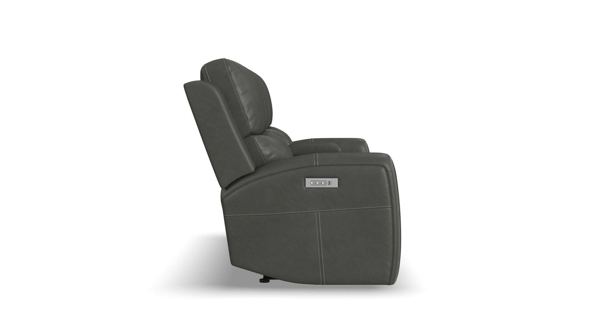 Linden - Power Reclining Loveseat With Console & Power Headrests & Lumbar