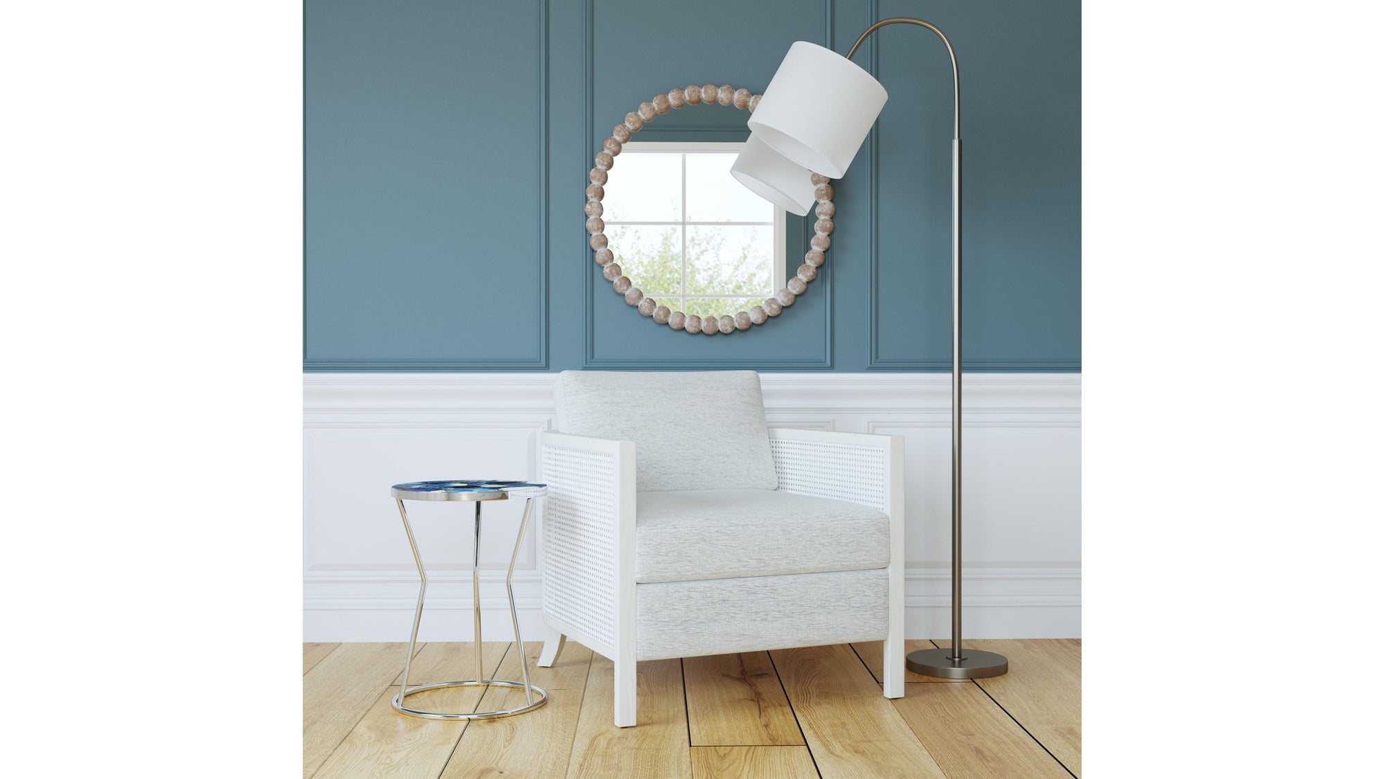 Lauer - Accent Table - Silver