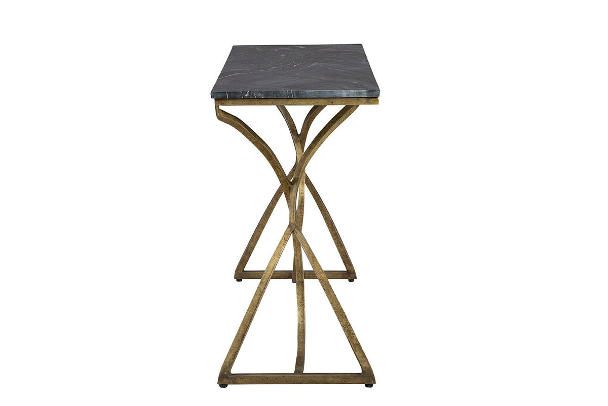 Nantes - Console - Dark Gray / Gold