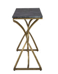 Nantes - Console - Dark Gray / Gold