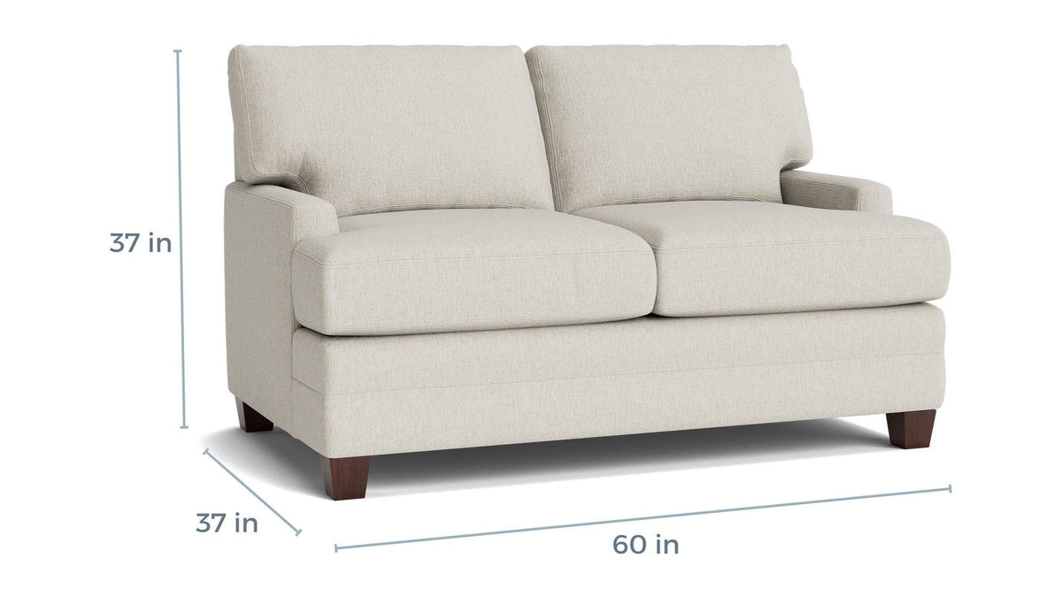 Carolina Track Arm Loveseat with T-Cushion