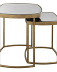 Vista - Nesting Tables Set of 2 - Gold