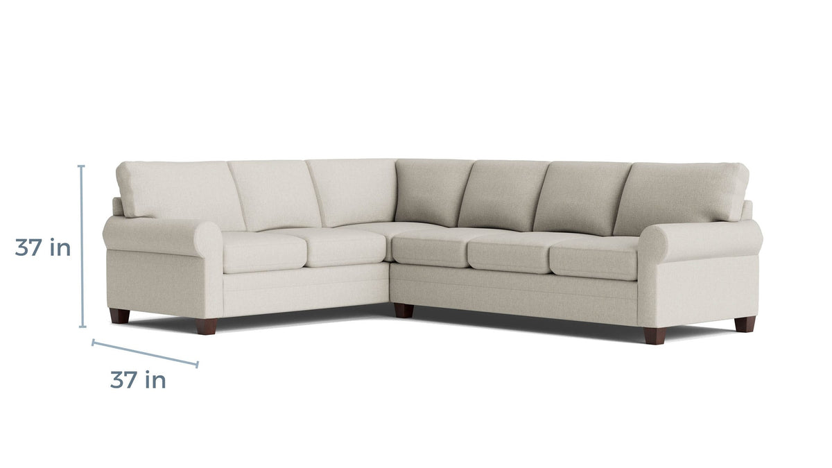 Carolina Roll Arm Sectional
