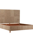 Lisbon - King Bed - Light Brown