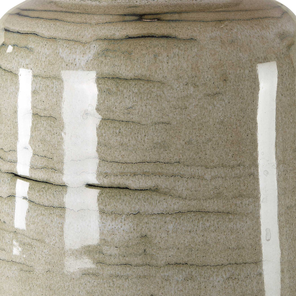 Strata - Tan Glaze Table Lamp