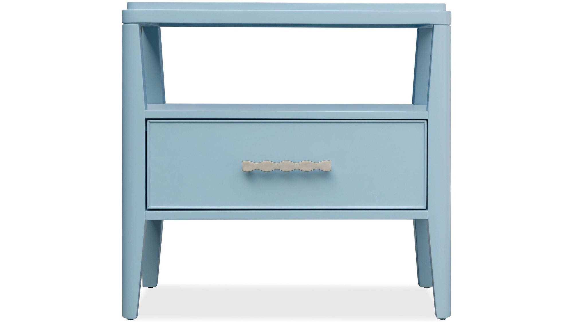 Commerce And Market - Sola One-Drawer Nightstand - Blue