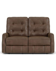 Devon - Reclining Loveseat, Nailhead Trim
