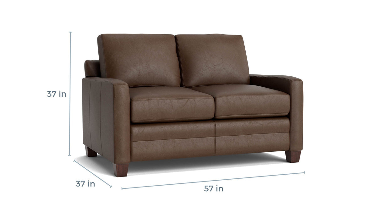 Carolina Track Arm Loveseat