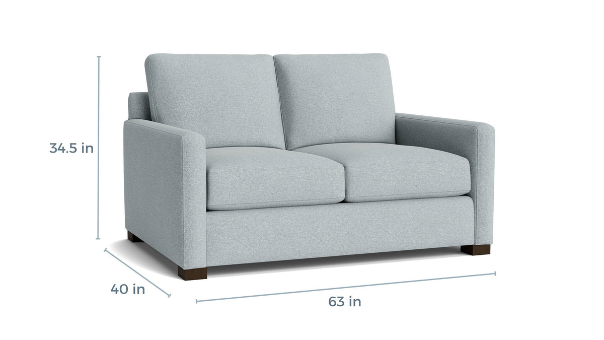 Colby Thin Track Arm Loveseat