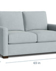 Colby Thin Track Arm Loveseat