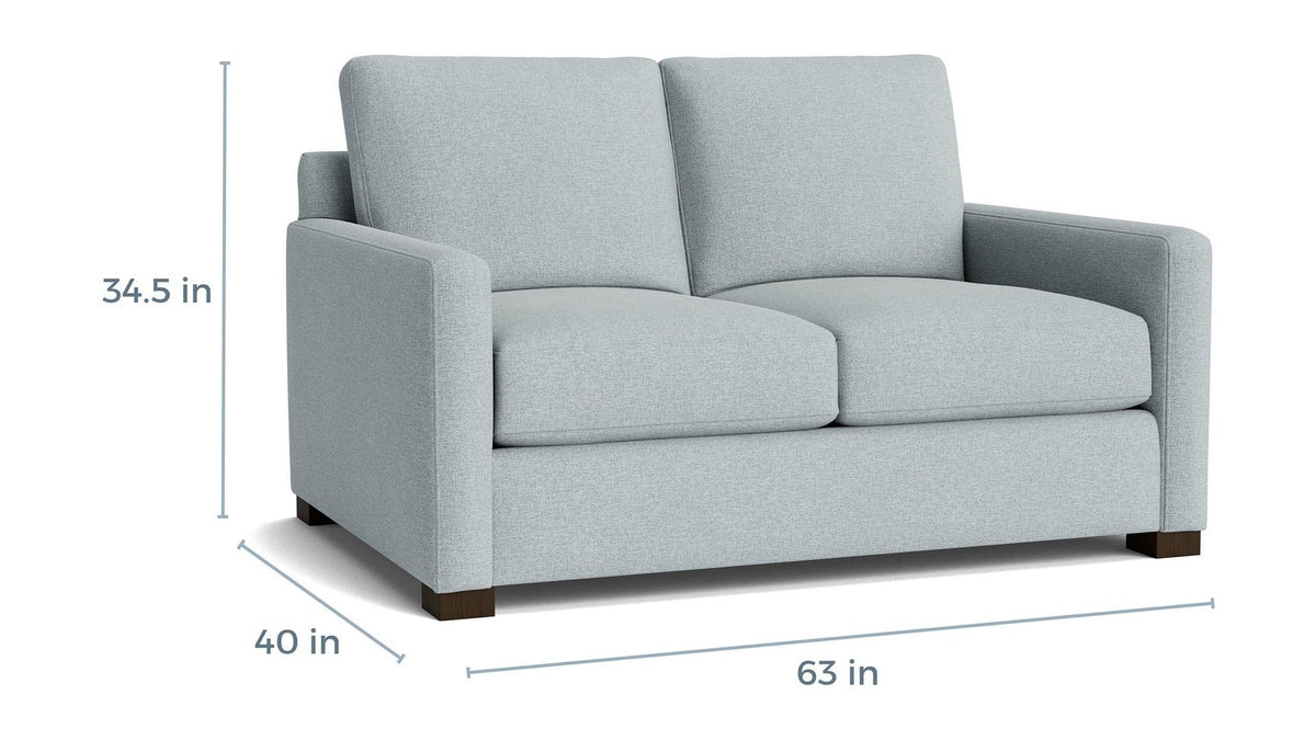 Colby Thin Track Arm Loveseat