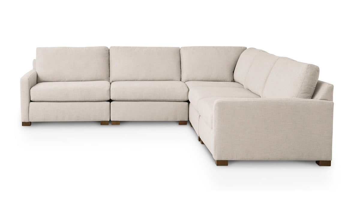 Colby Thin Track Arm Modular L-Shaped Sectional