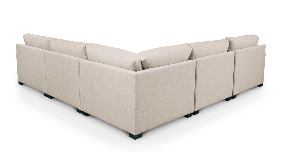 Colby Thin Track Arm Modular L-Shaped Sectional