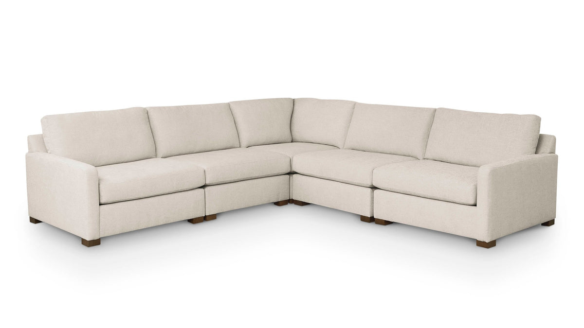 Colby Thin Track Arm Modular L-Shaped Sectional