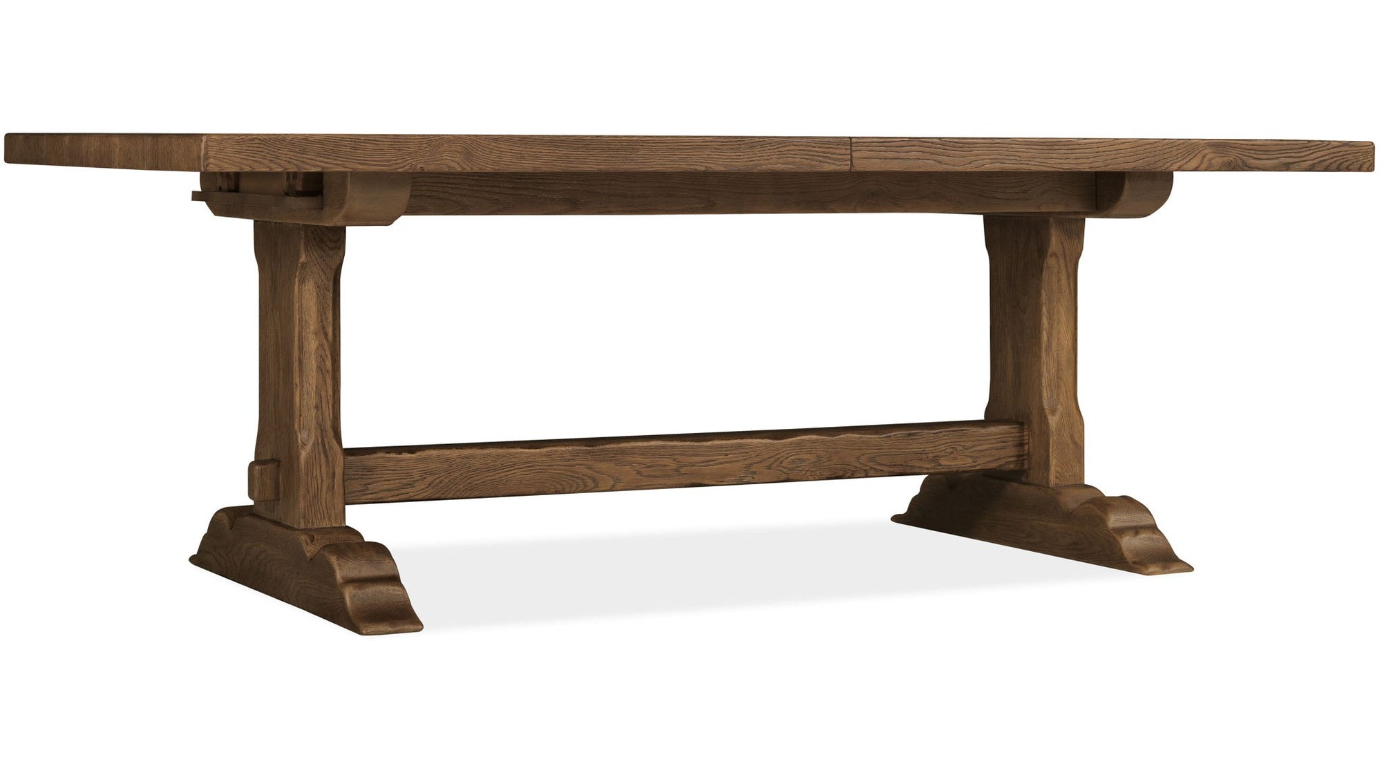 Driftwood - Rectangle Dining Table With Two Leaves