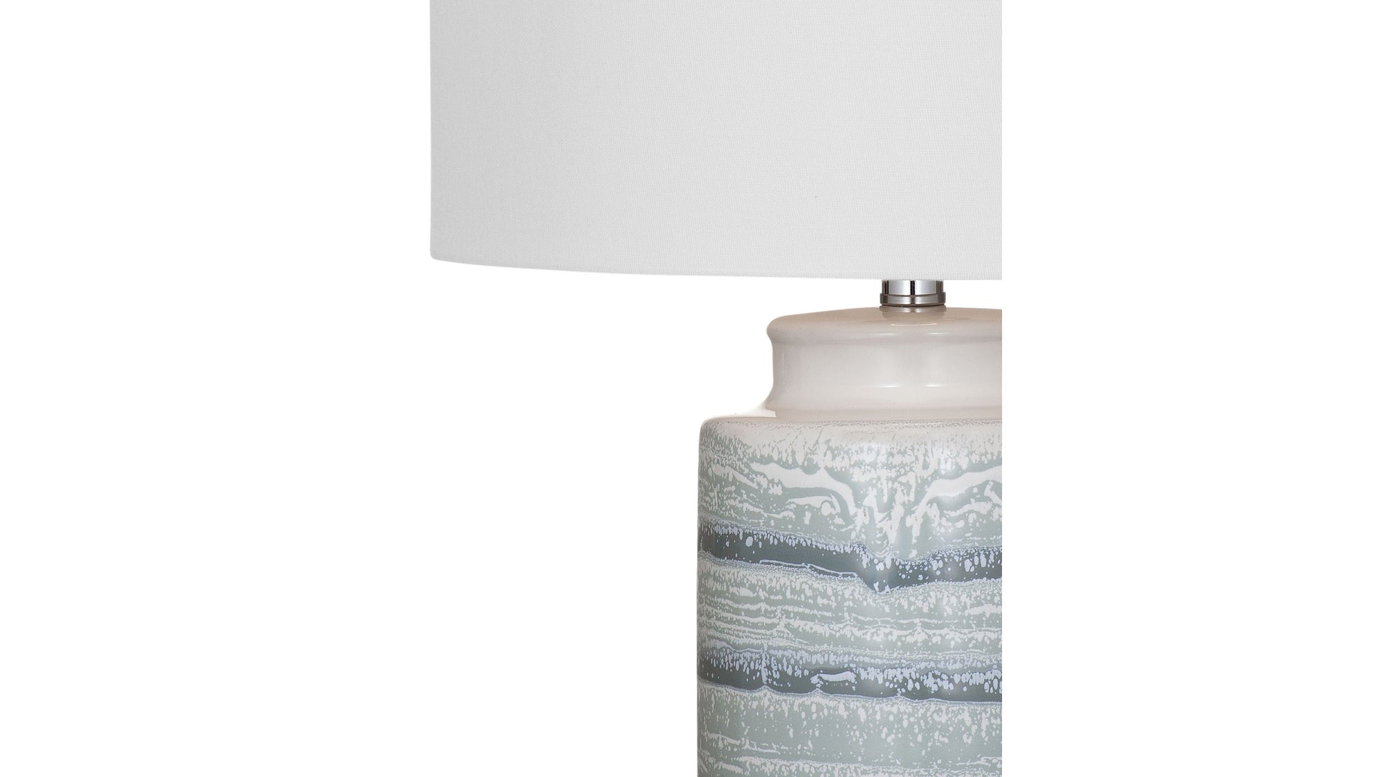 Brizi - Table Lamp - Blue / Cream