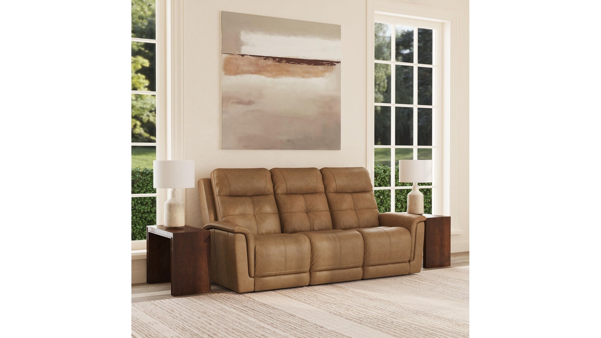 Ranger - Power Reclining Sofa With Console, Power Headrest, Lumbar, Heat & Massage