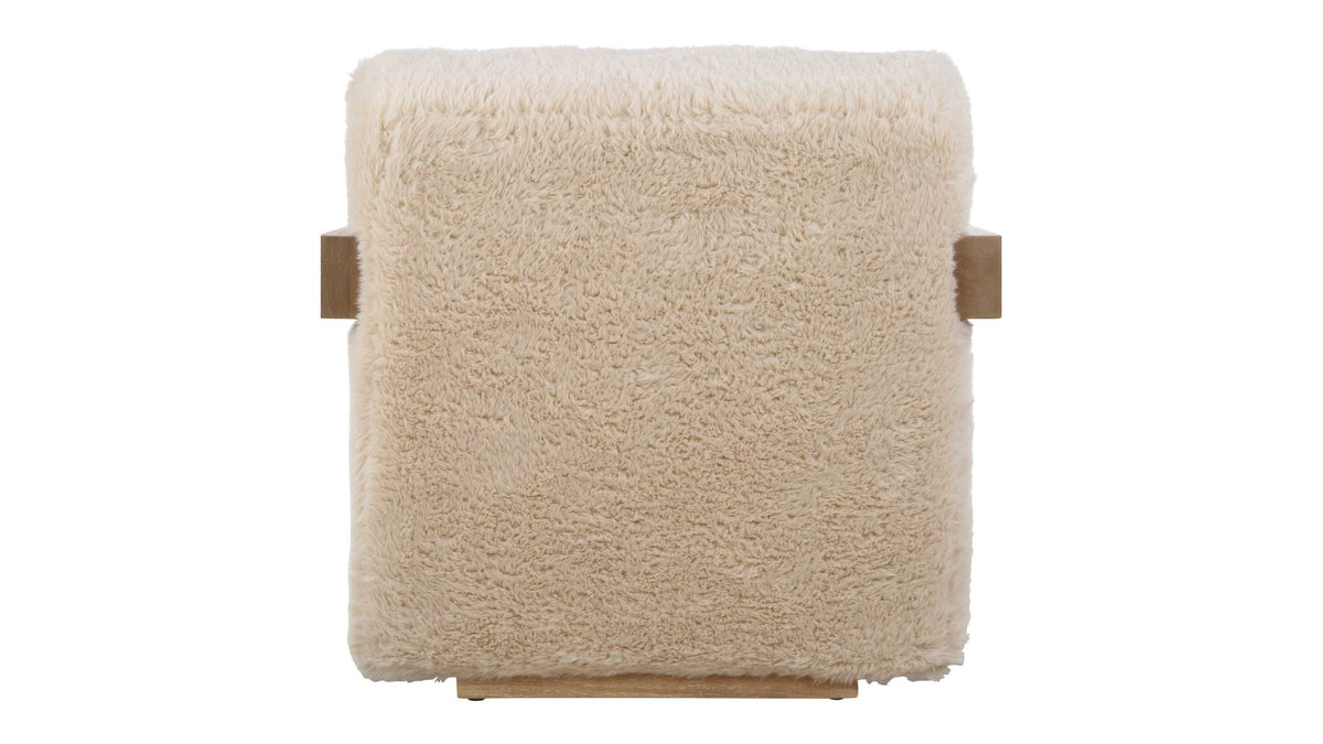 Jackson - Sheepskin Accent Chair - Light Brown
