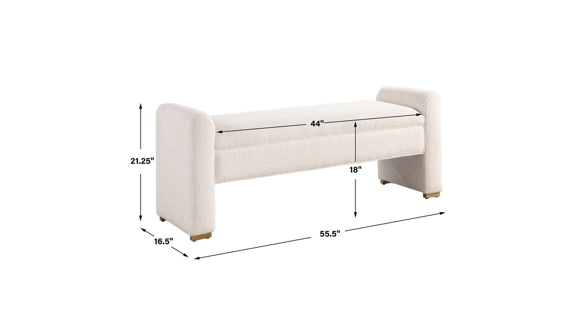 Caliste - Bench - White