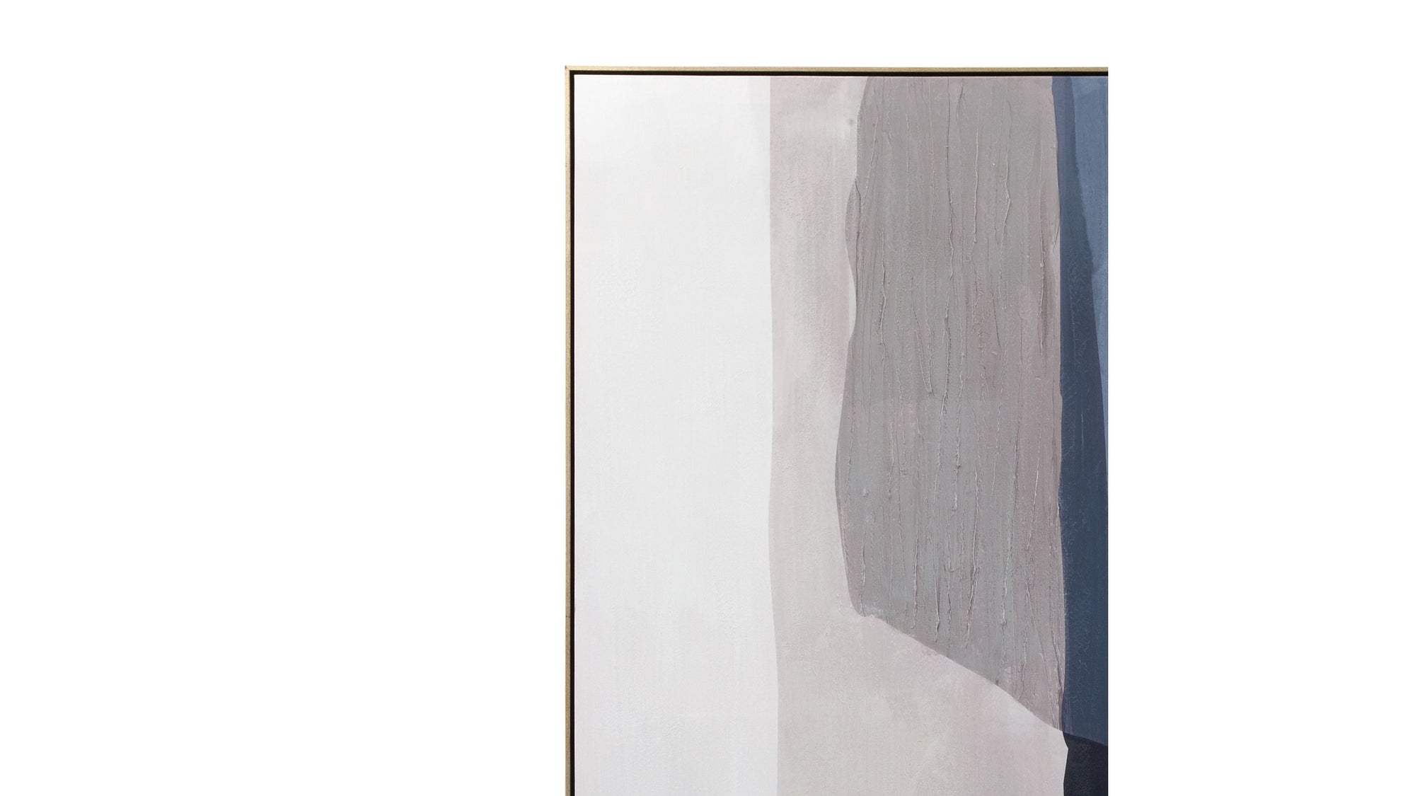 Salone Canvas Art - Beige / Blue