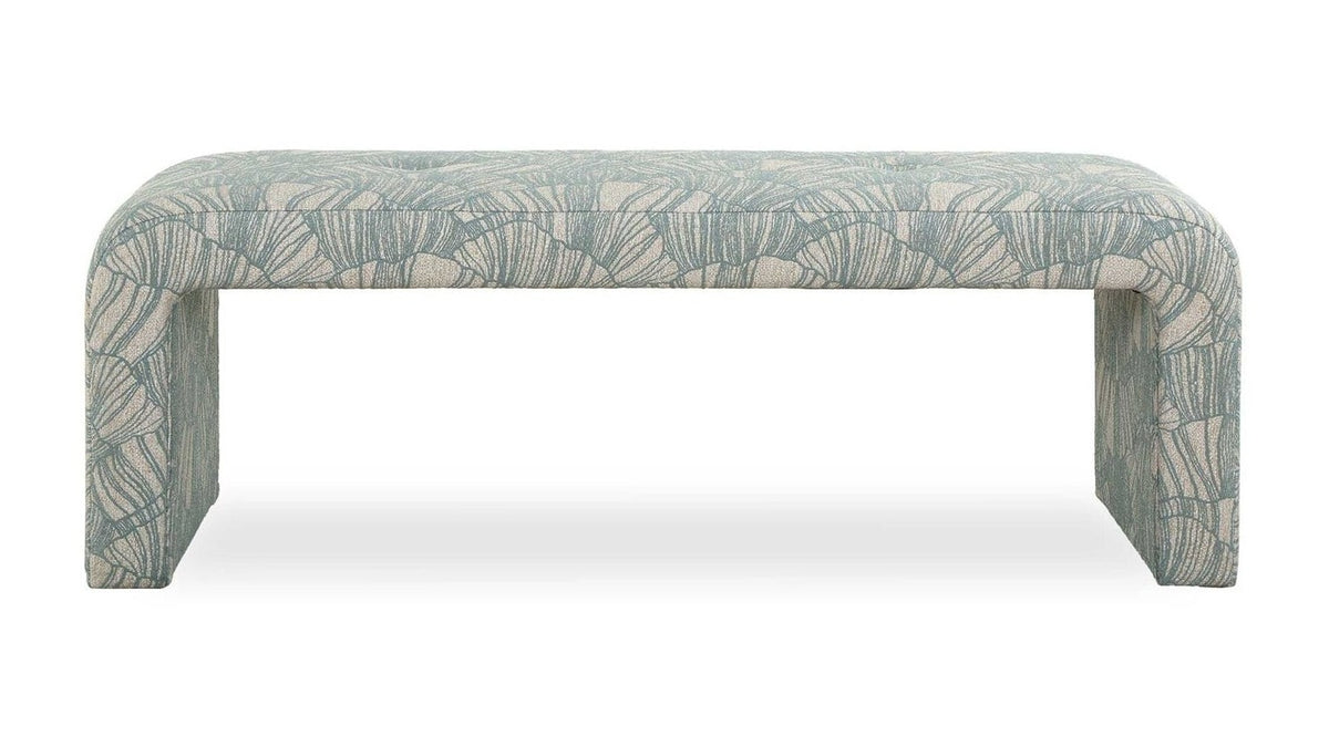 Amie - Bench - Spa Blue