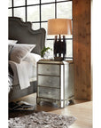 Arabella - Mirrored 3-Drawer Nightstand