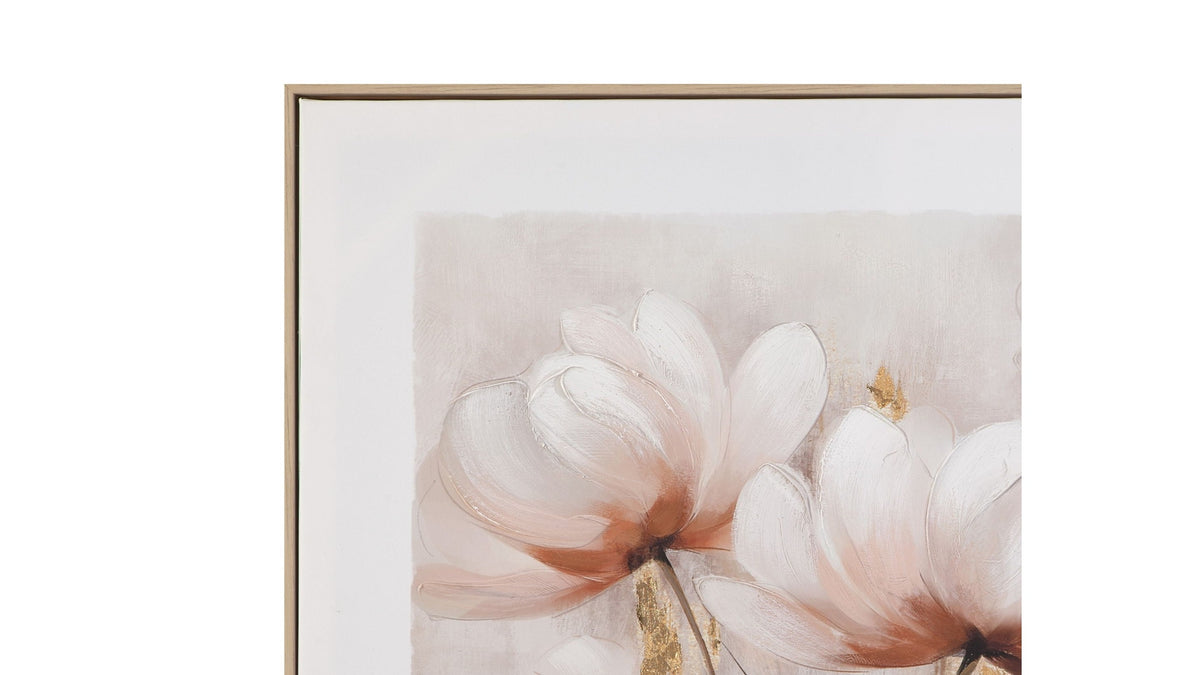 Blush Magnolia II Framed Canvas - Pink