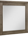 Cool Rustic - Landscape Mirror with Beveled Glass