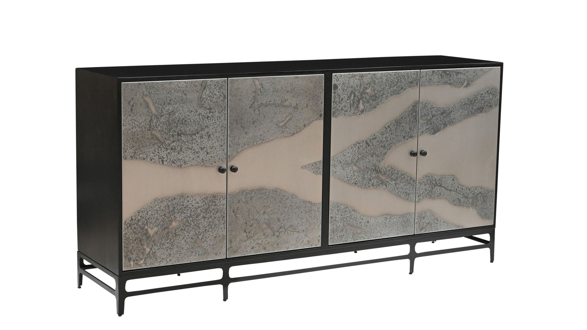 Caspar - Iron Sideboard - Black