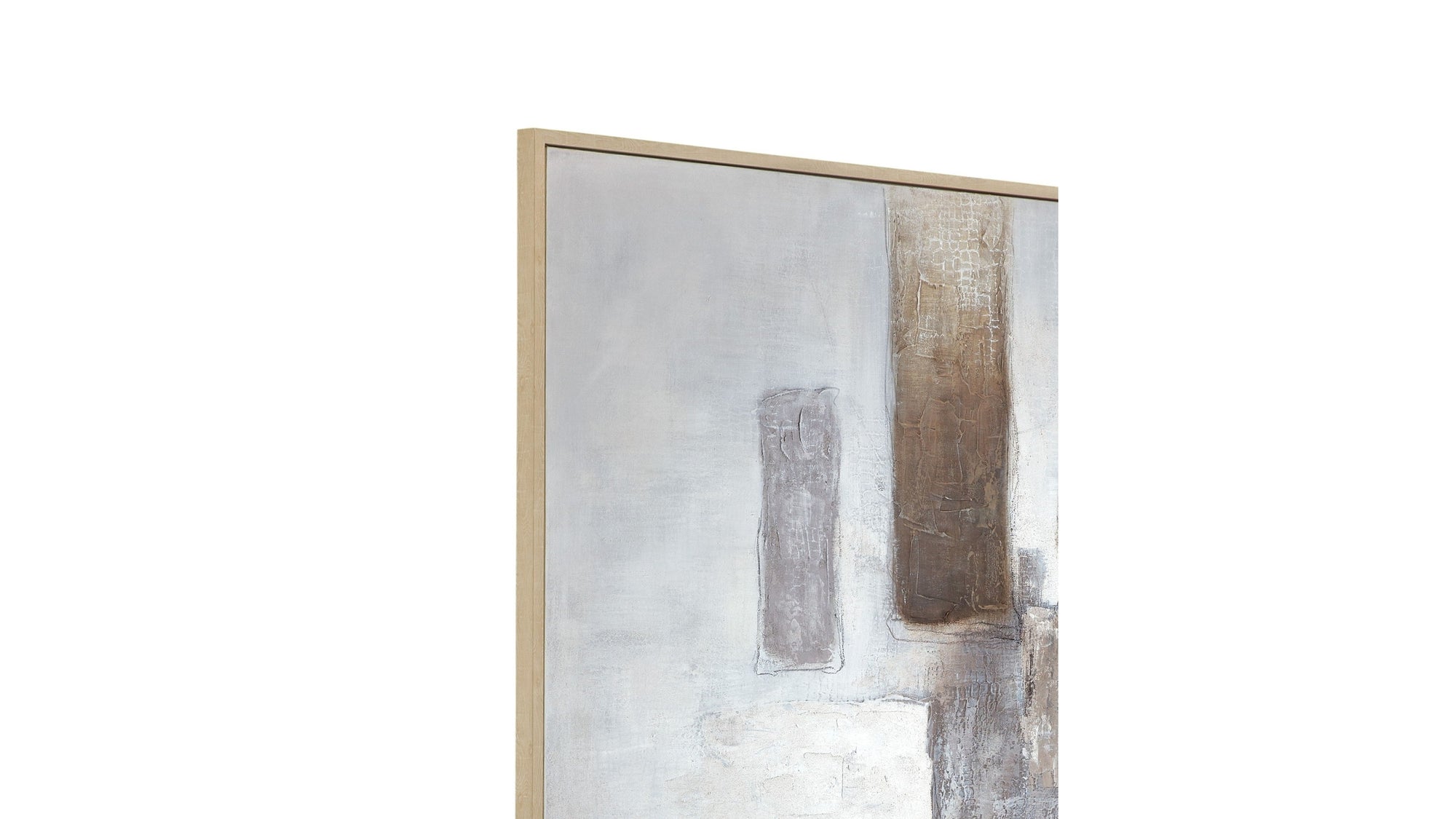 Framed Canvas Urban Stillness - Natural