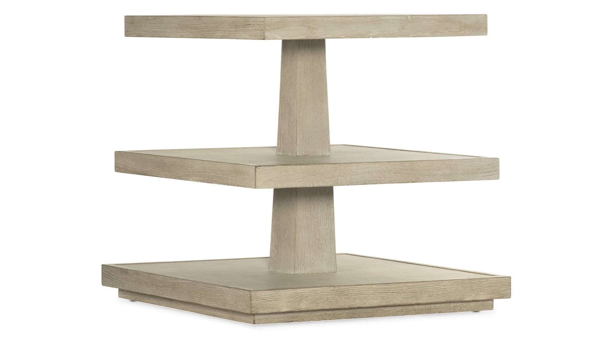 Cascade - 3-Shelve End Table - Light Brown