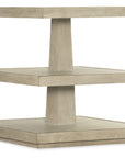 Cascade - 3-Shelve End Table - Light Brown