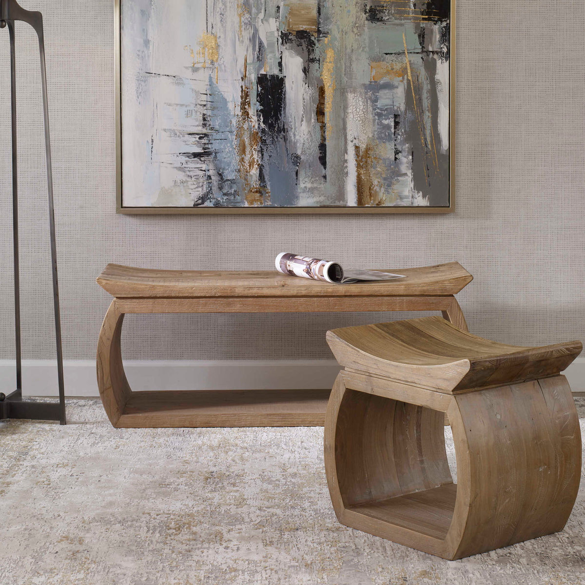 Connor - Reclaimed Wood Bench