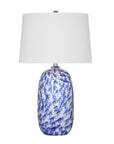 Mila - Table Lamp - Blue / Cream