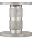 Melange - Guilded Accent Table - Pearl Silver