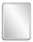 Crofton - Lighted Nickel Vanity Mirror - Gray