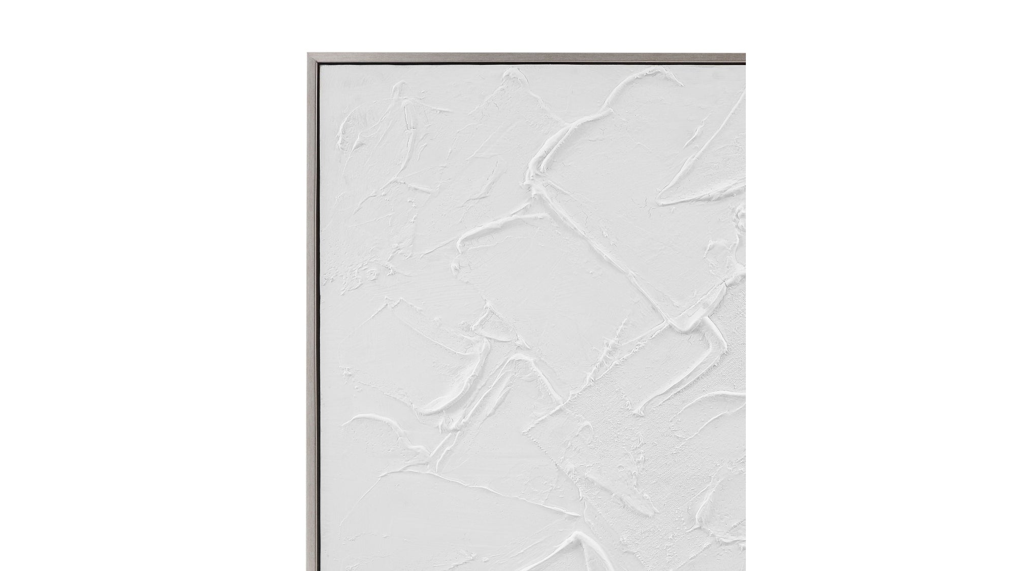 Paradisio Framed Canvas - White