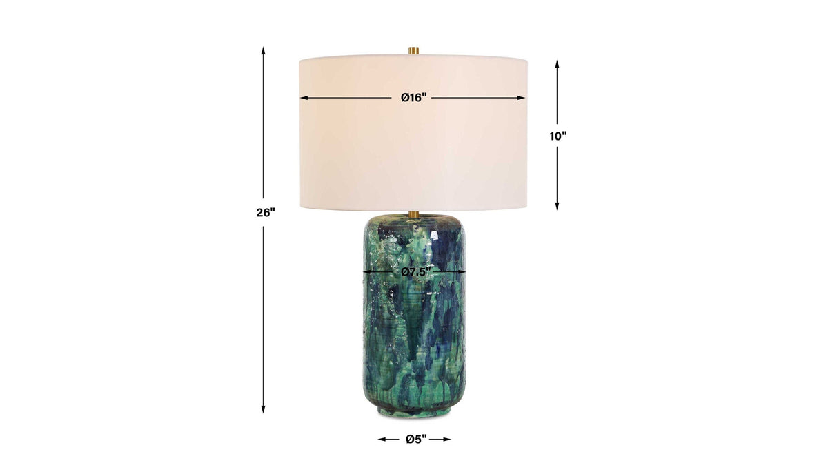 Out Of The Blue - Table Lamp - Blue / Green