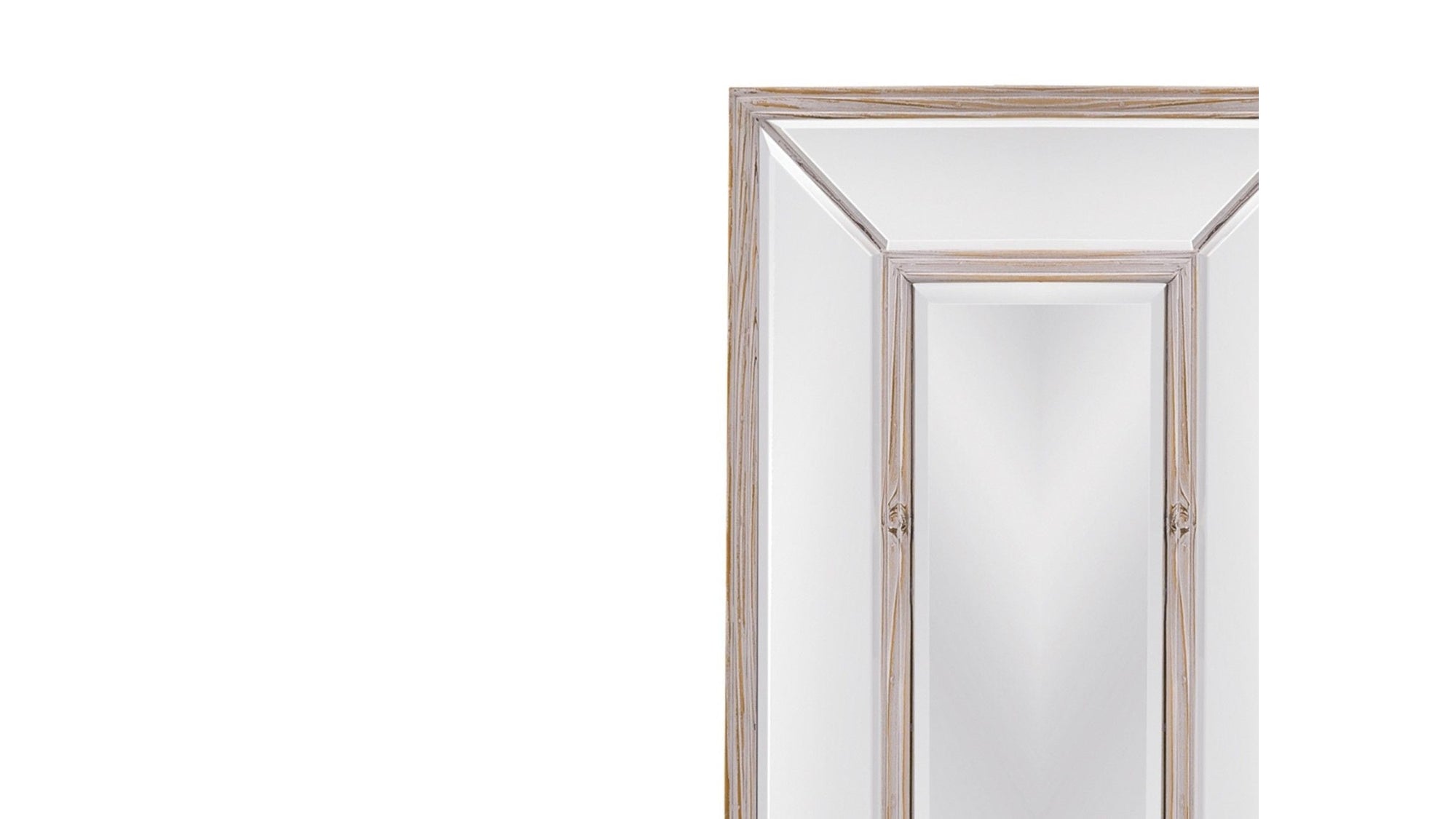 Pompano - Floor Mirror - Light Brown