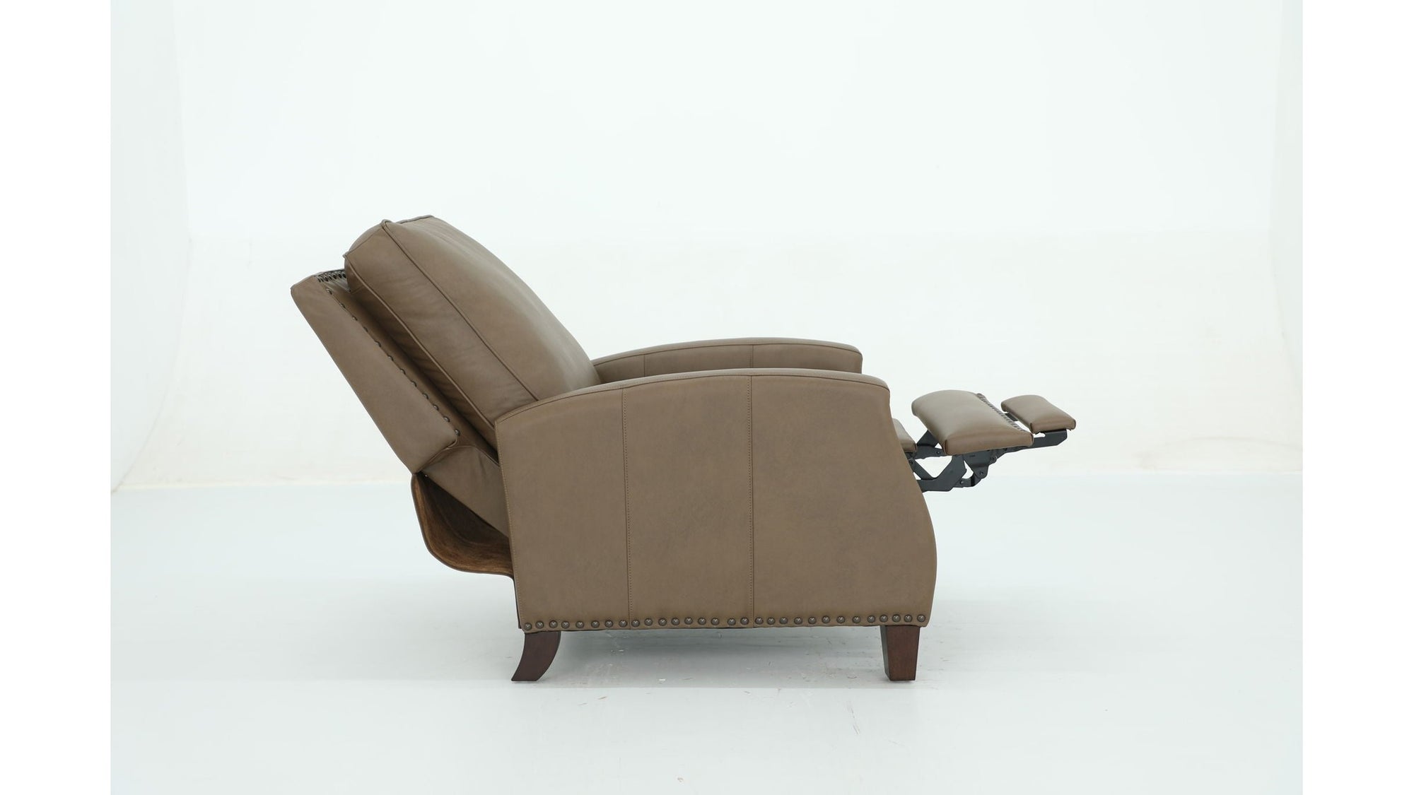 Melrose - Recliner Push Thru The Arm - Cashmere-Taupe