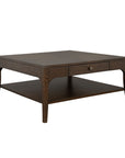 Sylvie - Rectangular Coffee Table - Dark Brown