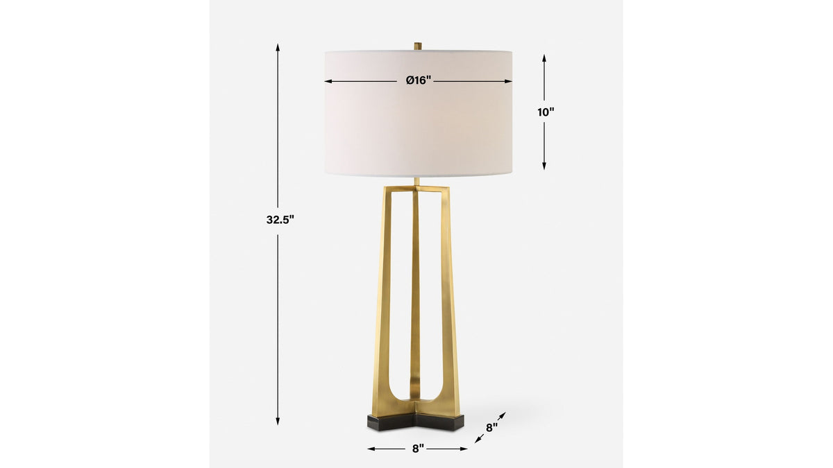 Crossroads - Brass Table Lamp