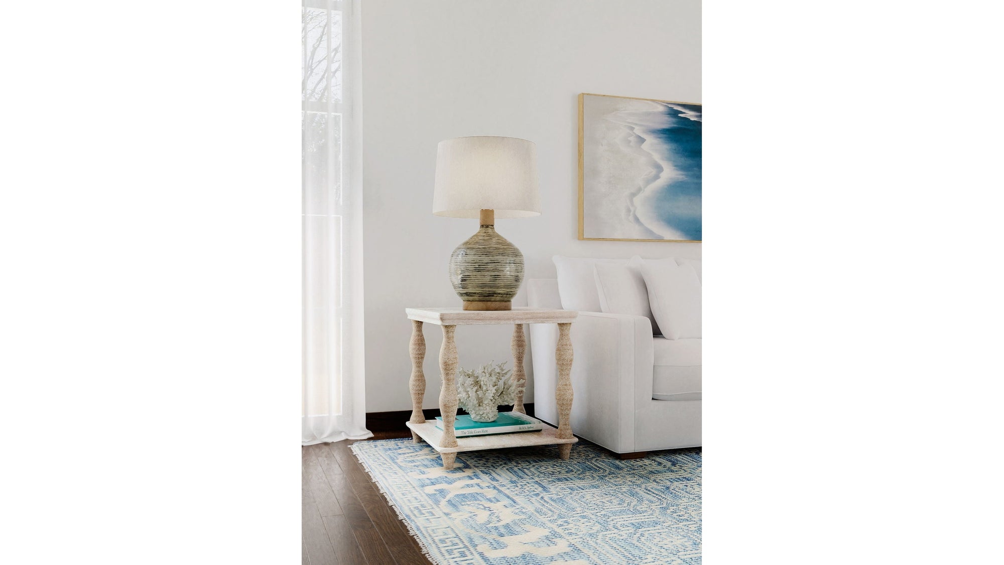Serenity - Bahari Lamp Table - Beige