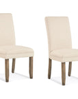 Colby - Parsons Chair Set of 2 - White