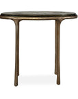 Ata - Oval Accent Table - Brass