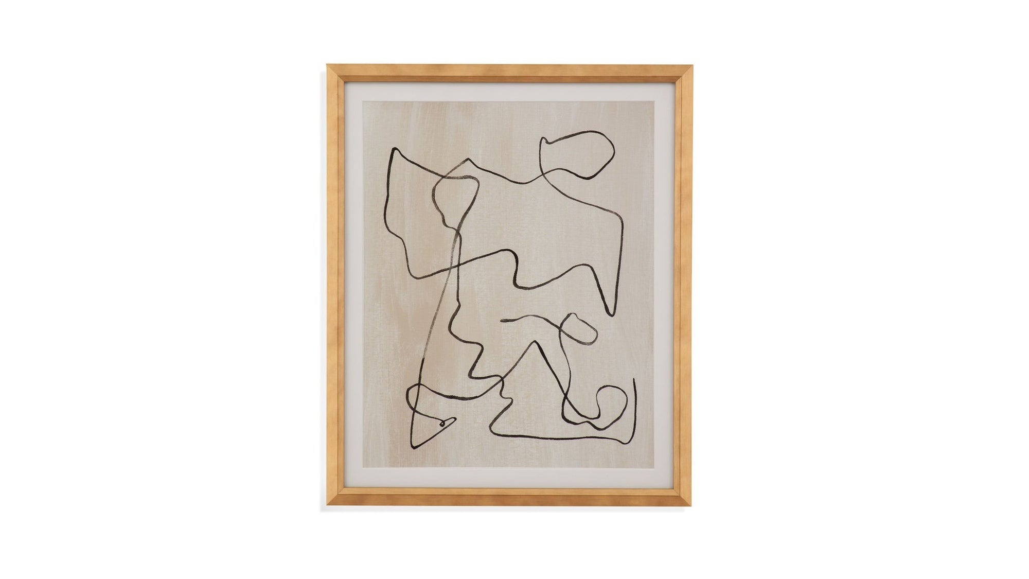 Bound IV Framed Print - Light Brown